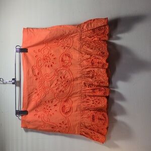 Vintage Y2K Hottie Eyelet Mini Skirt, Size M